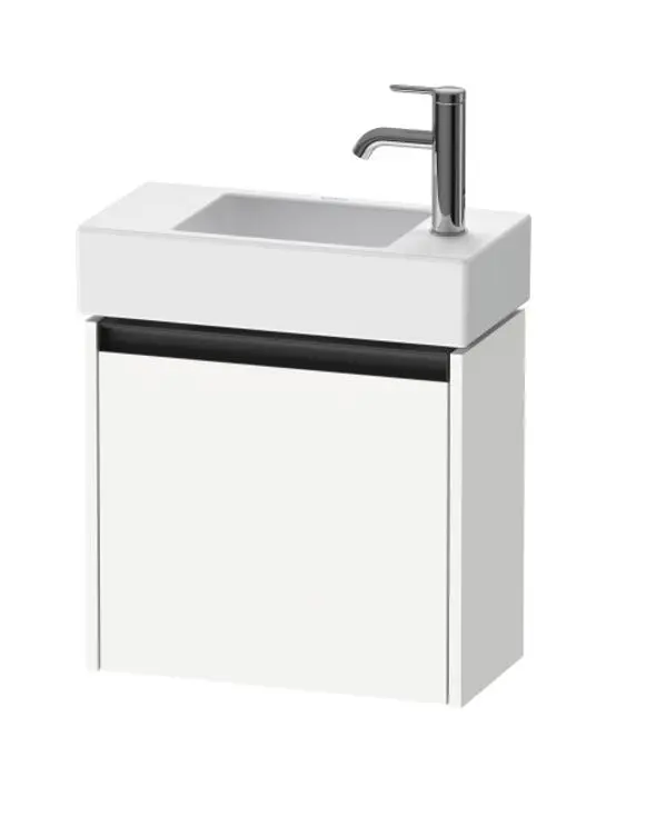 Duravit Ketho.2 - izlietnes skapītis 44x48x24 cm, ar 1 durvīm, eņģes labajā pusē, balts matēts K25072R18180000