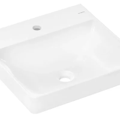Hansgrohe Xelu Q - rokas izlietne, 50x48 cm, bez pārplūdes, ar krāna caurumu, balta 60316450