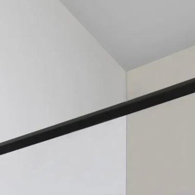 Gelco Cure Black - balsts dušas sienai, 1400 mm, matēti melns CBSB140