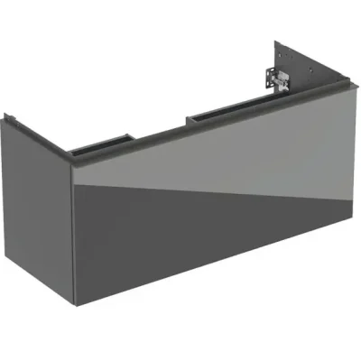 Geberit Acanto - izlietnes apakšskapītis, 118x54x48 cm, 2 atvilktnes, stikls/Lava 503.006.JK.2