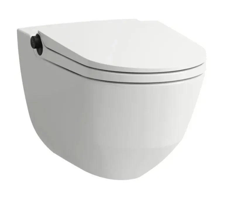 Laufen Cleanet Riva - elektronisks bidē ar keramiku, piekarams, Rimless, SoftClose, matēti balts/matēti melns H8206917650001