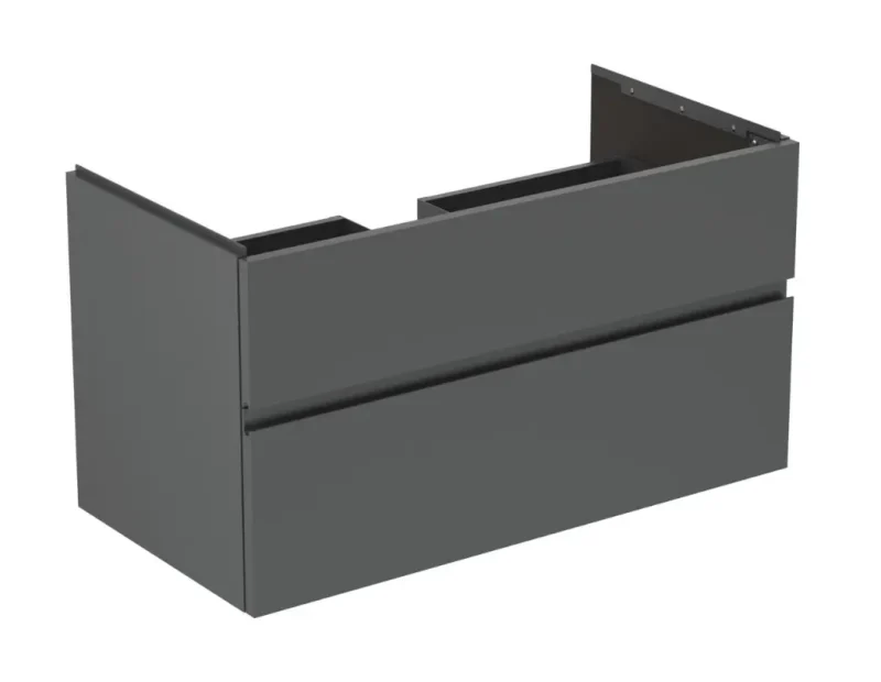 Ideal Standard Finesse - izlietnes skapītis 100x51x55 cm, 2 atvilktnes, matēti antracīta E3397Y2