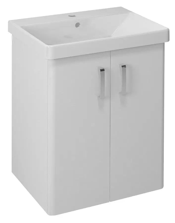 Sapho Theia - izlietnes skapītis 57x70x44 cm, 2 durvis, balts TH062-3030