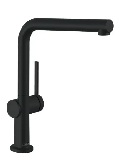 Hansgrohe M54 - virtuves izlietnes maisītājs Talis, melns matēts 72840670