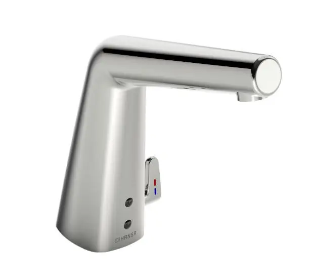 Hansa Designo - elektroniska izlietnes armatūra, tīkla barošana, Bluetooth, hroms 51792221