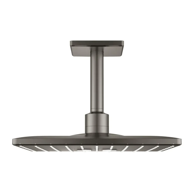 Grohe Rainshower SmartActive Cube - galvas duša 310, dušas sviras 14 cm, 2 strūklu veidi, Hard Graphite 26481AL0