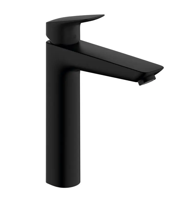 Hansgrohe Logis - izlietnes maisītājs ar noteces komplektu, EcoSmart, melns matēts 71090670
