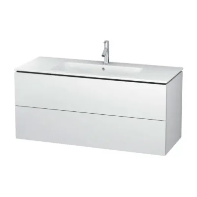 Duravit L-Cube - izlietnes skapītis 55x122x48 cm, 2 atvilktnes, balts matēts LC624301818