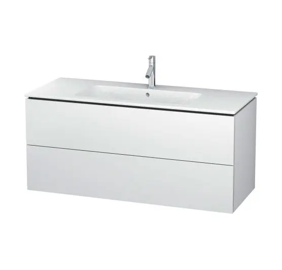 Duravit L-Cube - izlietnes skapītis 55x122x48 cm, 2 atvilktnes, balts matēts LC624301818