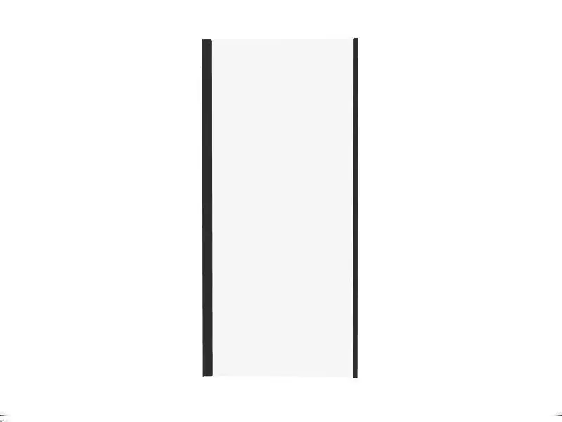 Ravak Pivot - dušas siena PPS-100, 97-100 cm, melns/caurspīdīgs stikls 90GA0300Z1