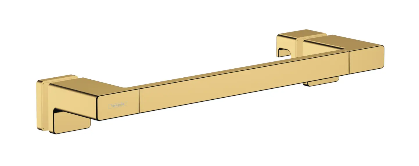 Hansgrohe AddStoris - dušas durvju rokturis, garums: 400 mm, pulēta zelta apdare 41759990