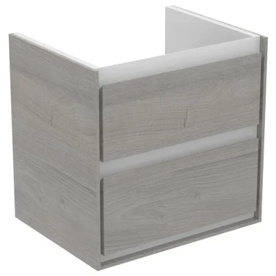 Ideal Standard Connect Air - izlietnes skapītis 53x41x52 cm, pelēks ozols/balts matēts lakots E1606PS