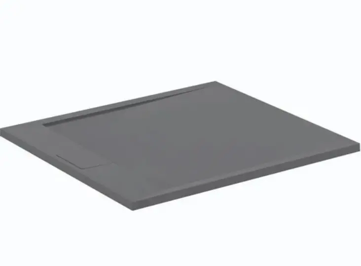 Ideal Standard i.Life - dušas paliktnis 100x90 cm, Anti-Slip, pelēks T5231FS