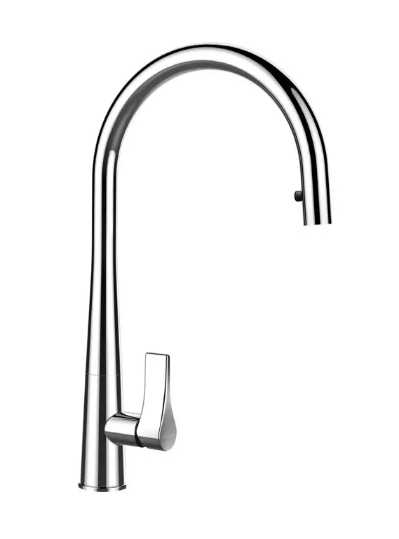 SCHOCK Gota - virtuves izlietnes maisītājs ar izvelkamu izteku, hroms 521120CHR