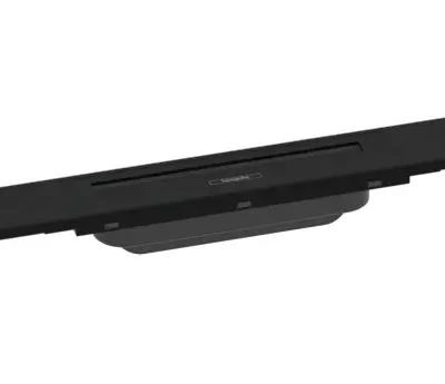 Hansgrohe RainDrain Flex - dušas noteka 1200 ar nerūsējošā tērauda resti, saīsināma, brīva montāža, matēti melna 56047670