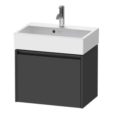 Duravit Ketho.2 - izlietnes skapītis, 44x58x39 cm, 1 atvilktne, grafīta matēts K25073049490000