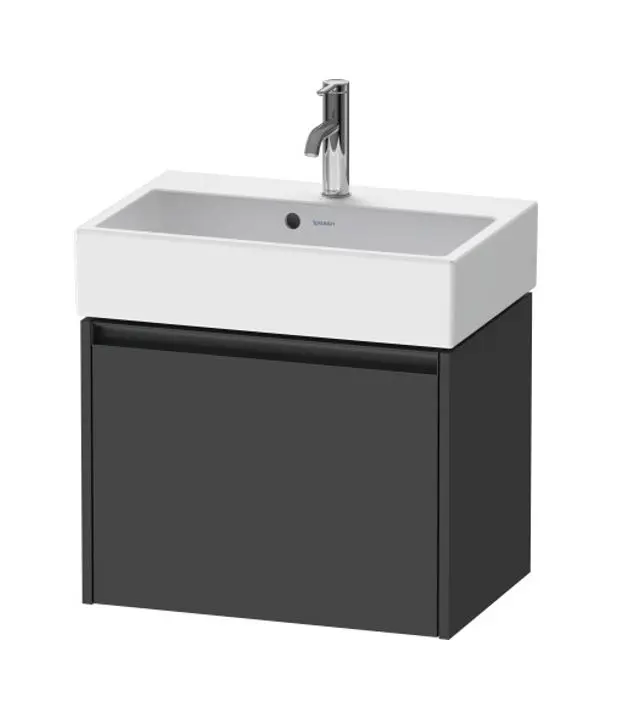 Duravit Ketho.2 - izlietnes skapītis, 44x58x39 cm, 1 atvilktne, grafīta matēts K25073049490000