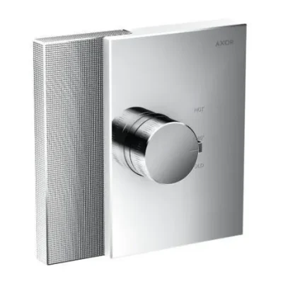 Axor Edge - termostata maisītājs HighFlow - zemapmetuma, hroms / dimanta slīpējums 46741000