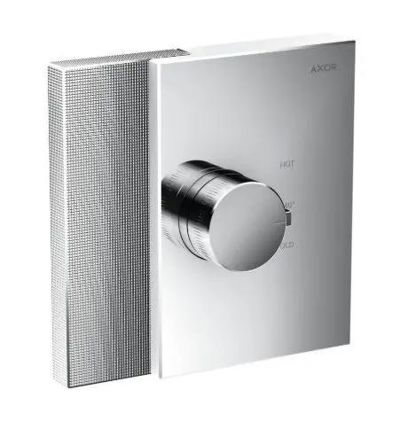 Axor Edge - termostata maisītājs HighFlow - zemapmetuma, hroms / dimanta slīpējums 46741000
