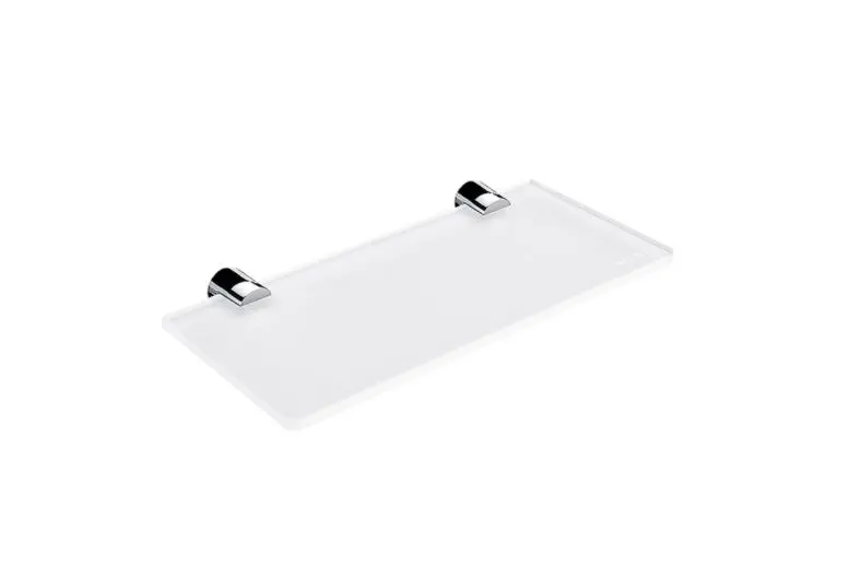 Nimco Bormo - plaukts, garums 20 cm, matēts stikls/hroms BR 11091B-20-26