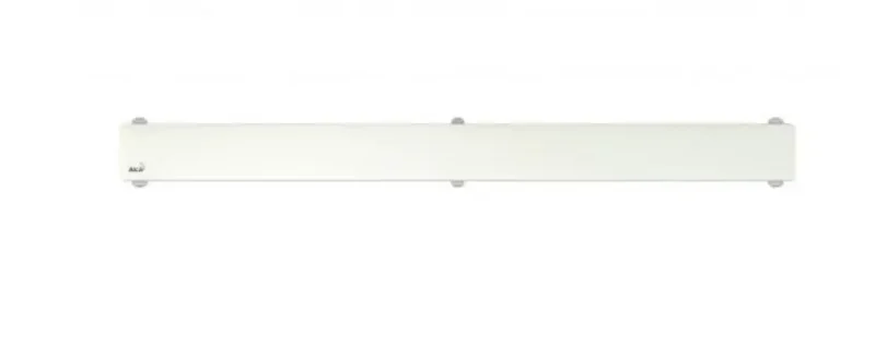 Alcadrain reste - reste lineārai dušas rennei 105 cm, stikls/balts GL1200-1050