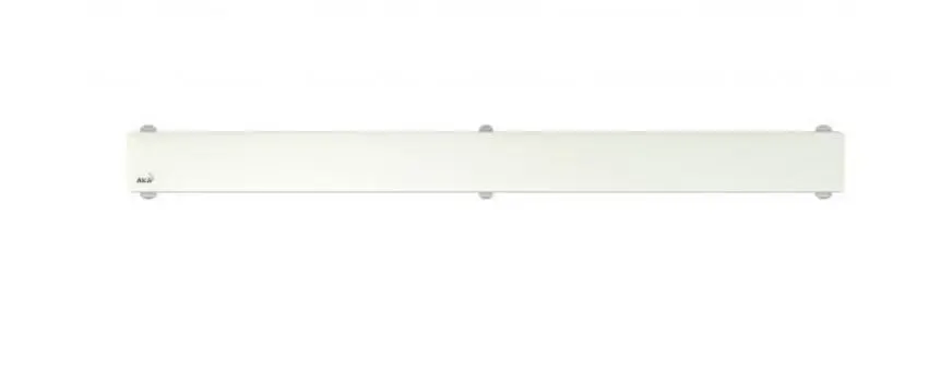 Alcadrain reste - reste lineārai dušas rennei 105 cm, stikls/balts GL1200-1050