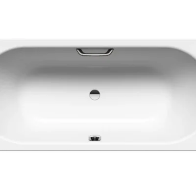 Kaldewei Ambiente - Taisnstūrveida vanna Classic Duo 107, 170x75 cm, ar rokturu atverēm, balta 290710110001