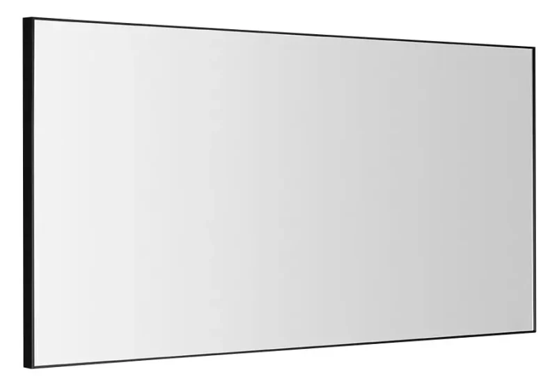 Sapho spogulis - spogulis Arowana rāmī, 120x60 cm, melns matēts AWB1260