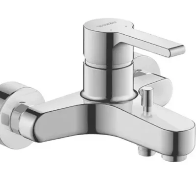 Duravit B.2 - sienas maisītājs vannām, hromēts B25230000010