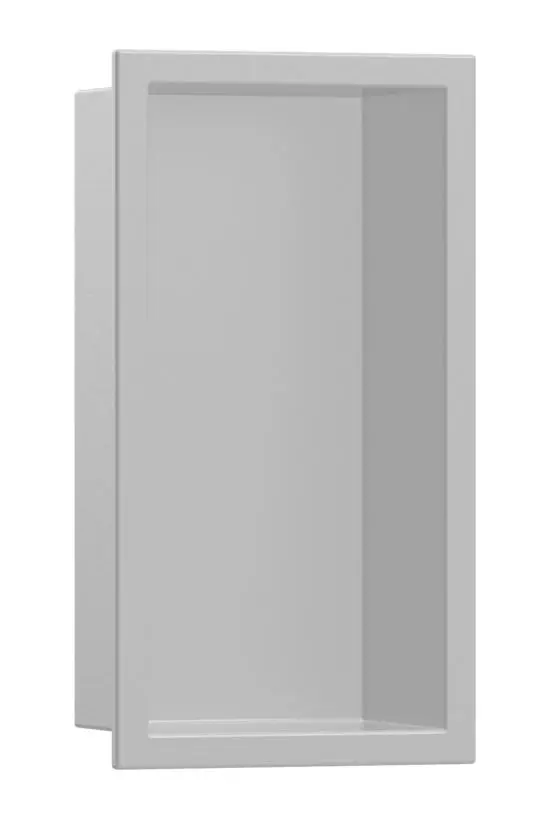 Hansgrohe XtraStoris Original - sienas niša ar rāmi, 30x15x7 cm, betona pelēka 56092380