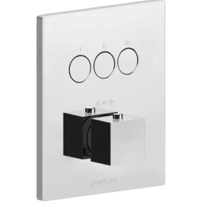 Paffoni Compact Box - zemapmetuma termostata maisītājs, 3 patērētājiem, hroms CPT519CR