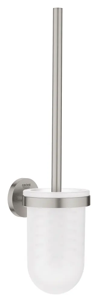 Grohe QuickFix Start - sienas WC birste ar turētāju, stikls/Supersteel 41185DC0