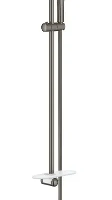 Grohe Euphoria - dušas galvas komplekts masāža 110, stienis un šļūtene, 3 strūklas, Hard Graphite birstēts 27226AL1