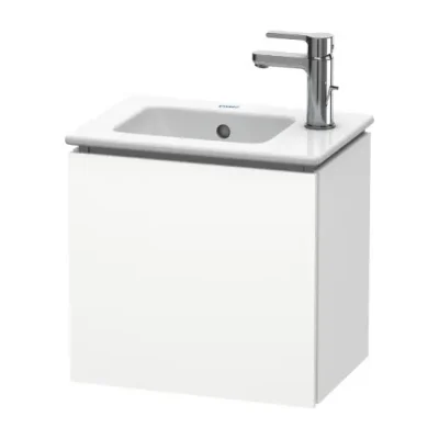 Duravit L-Cube - izlietnes skapītis 40x42x29 cm, eņģes pa kreisi, balts matēts LC6272L1818