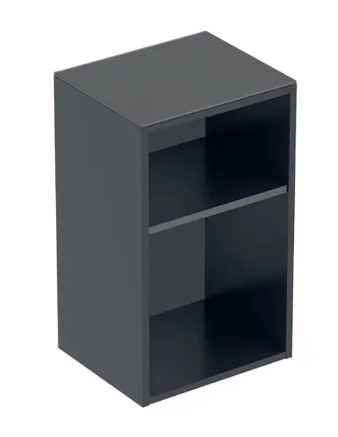 Geberit Smyle Square - sānu skapītis, atvērts, lava 500.358.JK.1