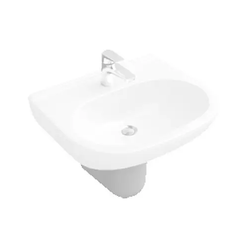 Villeroy & Boch O.novo - puskolonna, balta - puskolonna, ar CeramicPlus 526600R1