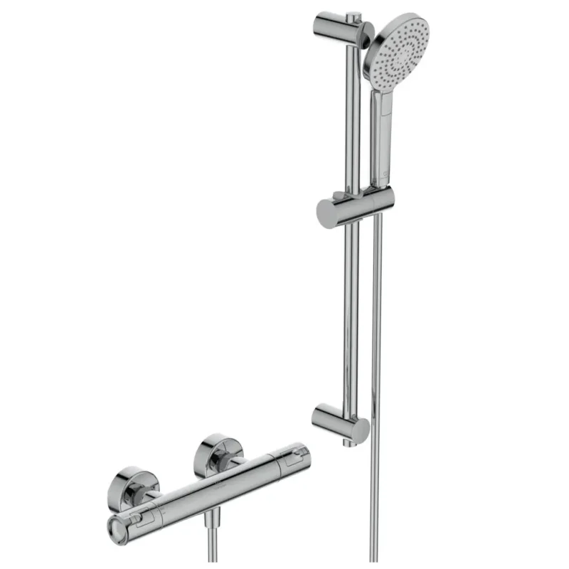 Ideal Standard CeraTherm - dušas komplekts T50 ar termostatu, 3 strūklu veidi, hroms A7217AA