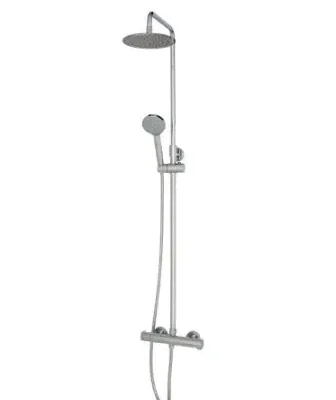 OMNIRES Y - dušas komplekts ar termostatu, diametrs 20 cm, 5 strūklas režīmi, hroms Y1244XOCR
