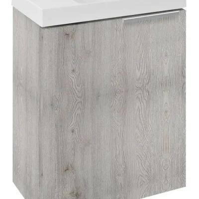 Sapho Latus - izlietnes skapītis, 39x50x22 cm, 1 durvis, ozols Mocca LT110-1212