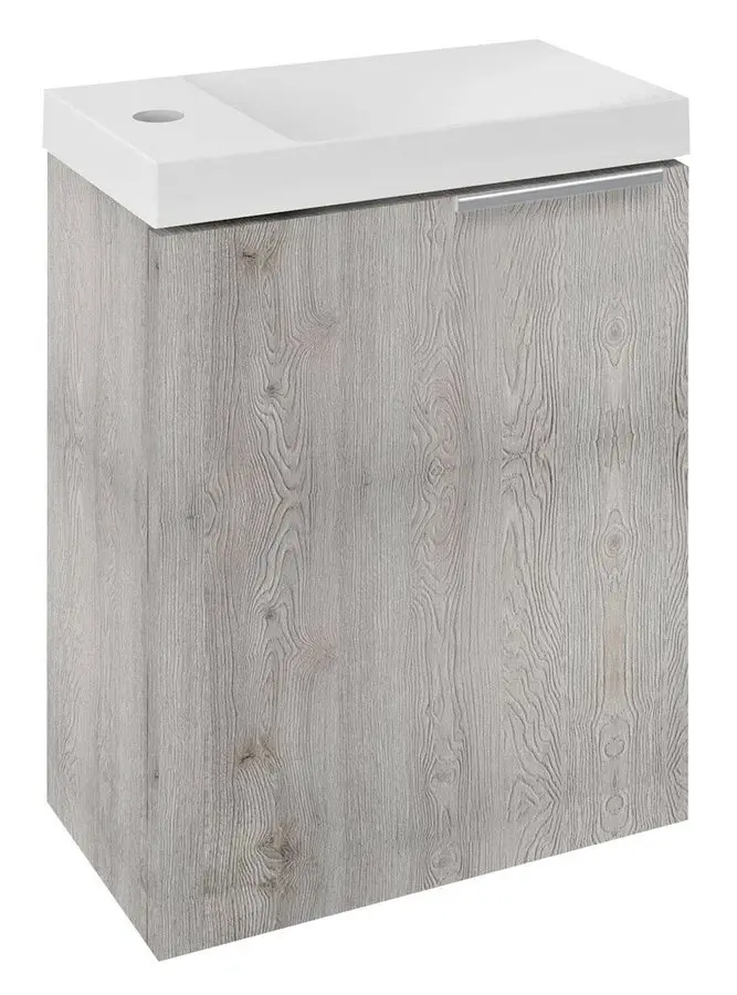 Sapho Latus - izlietnes skapītis, 39x50x22 cm, 1 durvis, ozols Mocca LT110-1212