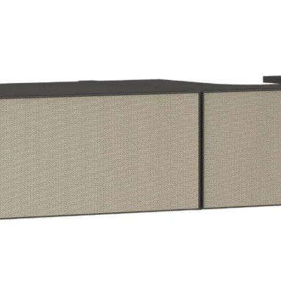 Hansgrohe Xevolos E - izlietnes skapītis, 28x137x55 cm, 2 atvilktnes, pelēks matēts/bronza strukturēta 54324390