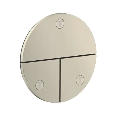 Axor ShowerSelect ID - zemapmetuma vārsts, 3 patērētājiem, matēts niķelis 36779820