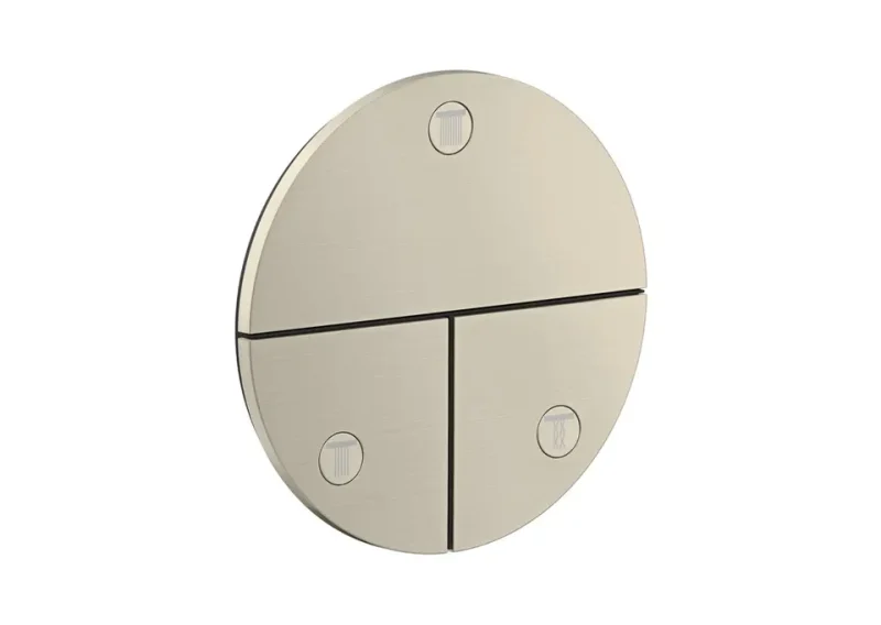 Axor ShowerSelect ID - zemapmetuma vārsts, 3 patērētājiem, matēts niķelis 36779820