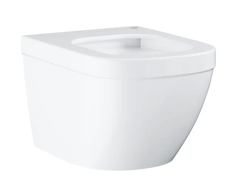 Grohe Euro Ceramic - pie sienas stiprināms kompakts WC, Rimless, Triple Vortex, Alpu balts 39206000