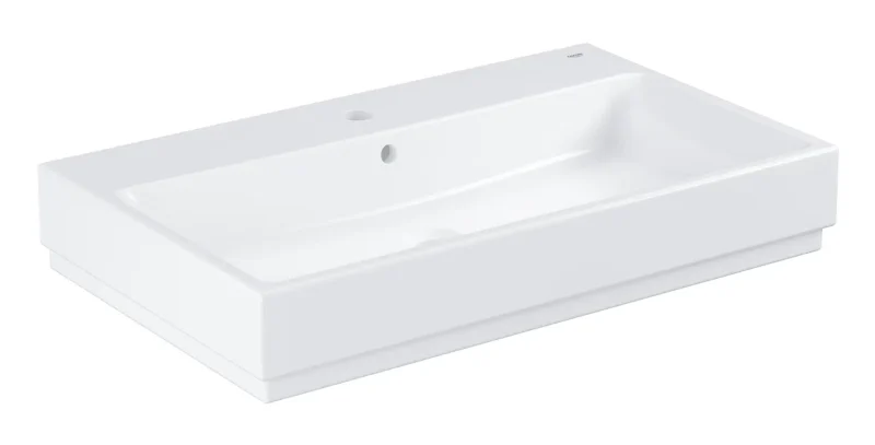 Grohe Cube Ceramic - izlietne ar pārplūdi, 80x49 cm, PureGuard, Alpu balta 3946900H
