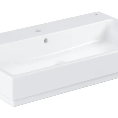 Grohe Cube Ceramic - izlietne ar pārplūdi, 80x49 cm, PureGuard, Alpu balts 3947600H