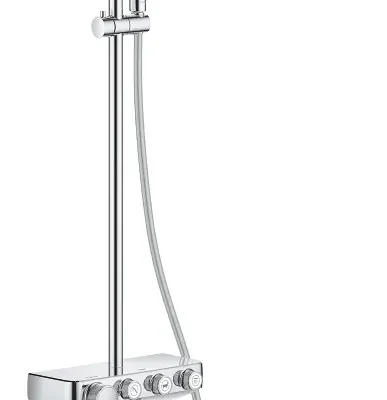 Grohe Euphoria SmartControl - dušas komplekts ar vannas termostatu, diametrs 26 cm, 3 strūklas veidi, hroms 26608000