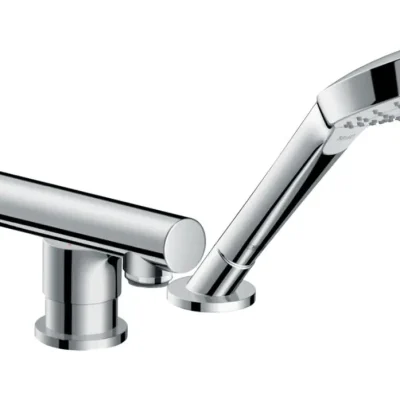 Hansgrohe Talis S - vannas maisītājs vannas malai, 3 caurumu montāža, hroms 72417000