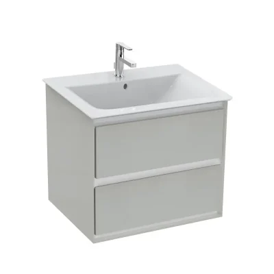 Ideal Standard Connect Air - izlietnes skapītis, 60x44x52 cm, gaiši pelēks spīdīgs/balts matēts E0818EQ