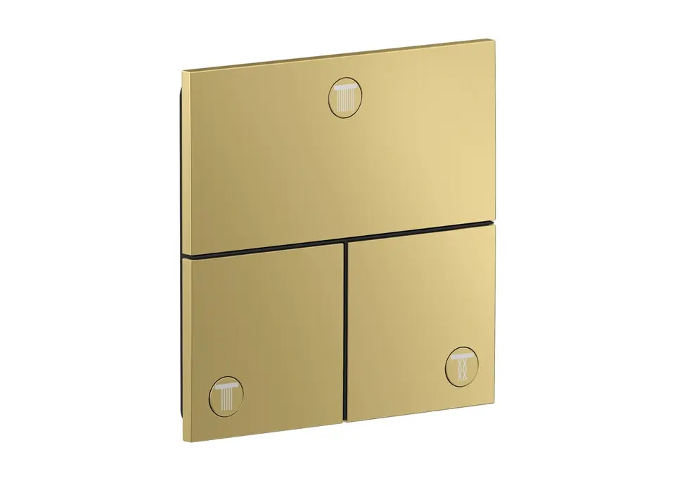 Axor ShowerSelect ID - zemapmetuma vārsts, 3 patērētājiem, pulēta zelta apdare 36780990